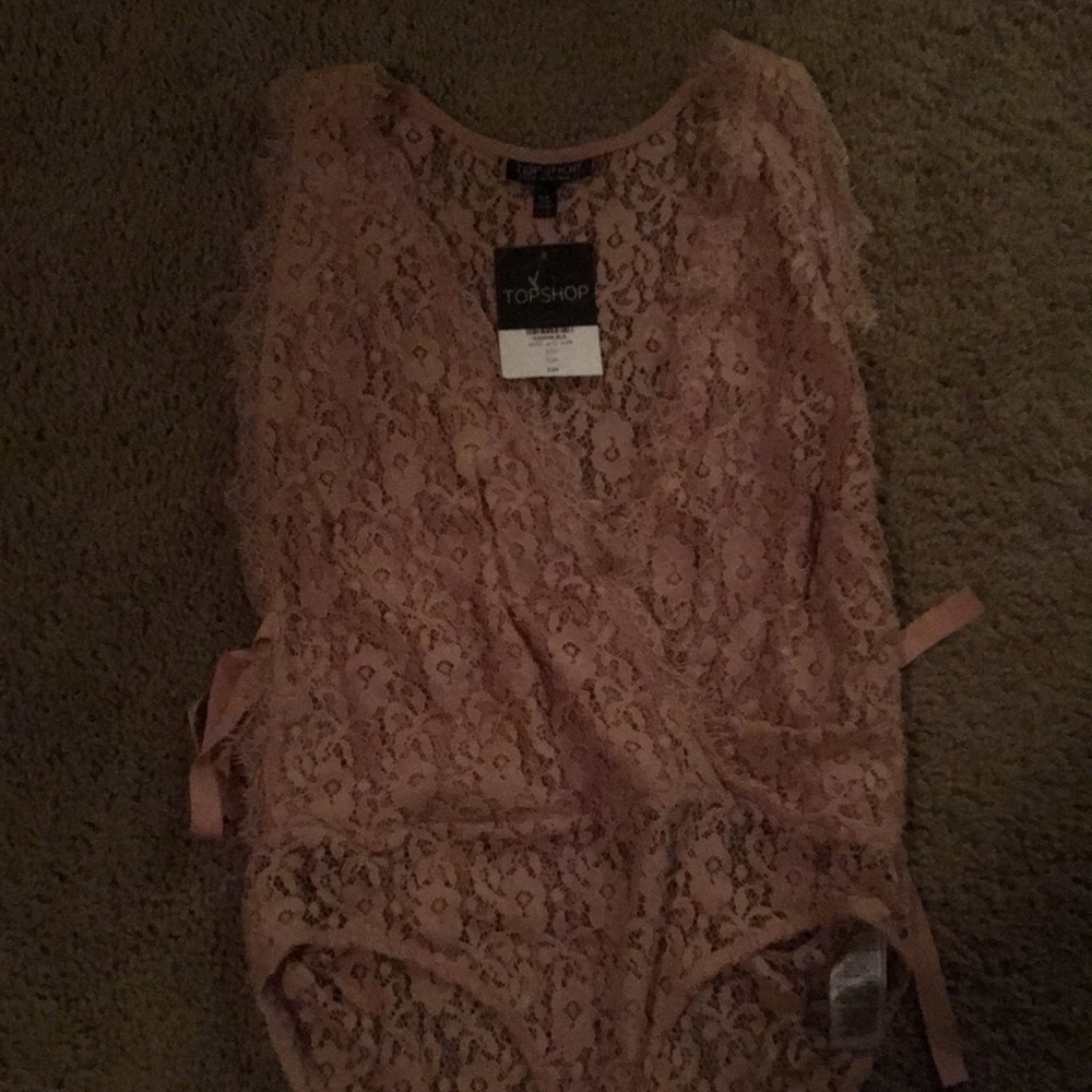 Topshop lace bodysuit